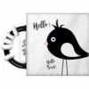 Babyspeelgoed - Stoffen Knisperboekje Hello Baby Incl. Rammelaar