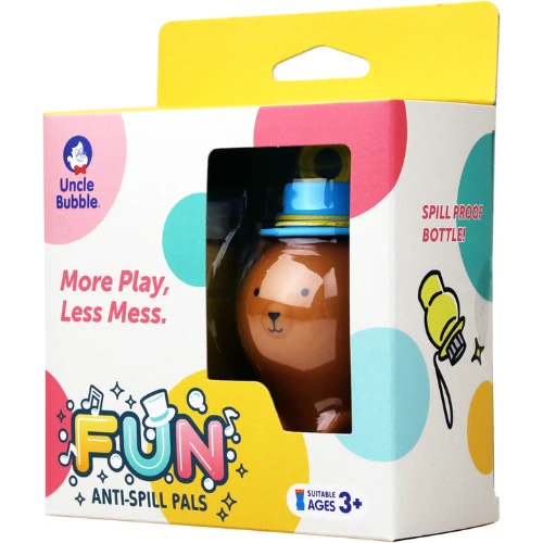 Buitenspeelgoed, Bellenblaas - Fun Anti-Spill Pals, Anti Knoei, Bruine Beer 1 Buitenspeelgoed, Bellenblaas - Fun Anti-Spill Pals, Anti Knoei, Bruine Beer