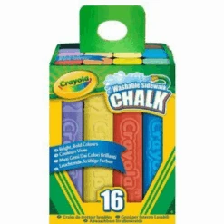 Crayola Buitenspeelgoed, Stoepkrijt - Stoepkrijt 16-delig