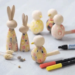 Creativ Company Kabouterdeurtjes, Accessoires - Houten Konijnen, 2st. -Speelwereld Aanbiedingen Winkel creativ company kabouterdeurtjes accessoires houte 2