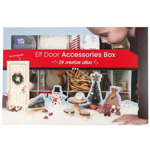 Creativ Company Knutselen, Knutselpakketten - Box Met Basismaterialen Kerstkabouter Set 2 Creativ Company Knutselen, Knutselpakketten - Box Met Basismaterialen Kerstkabouter Set - Afbeelding 2