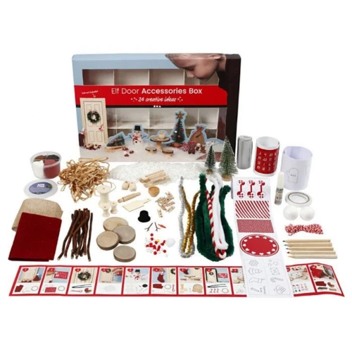 Creativ Company Knutselen, Knutselpakketten - Box Met Basismaterialen Kerstkabouter Set 1 Creativ Company Knutselen, Knutselpakketten - Box Met Basismaterialen Kerstkabouter Set