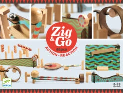 Djeco Djeco Speelgoed - Construction Zig & Go 48 Delig, 7+ -Speelwereld Aanbiedingen Winkel djeco djeco speelgoed construction zig go 48 delig 2