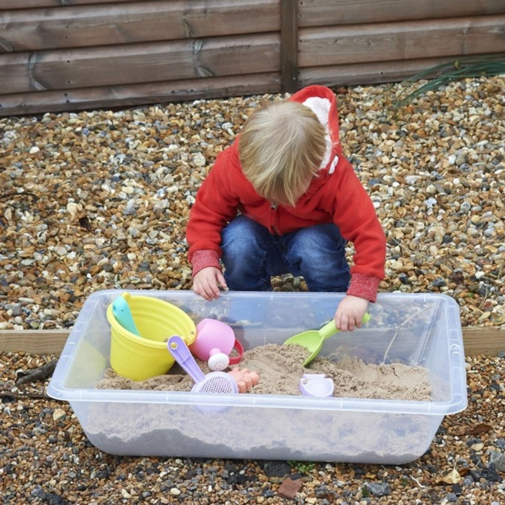 EdxEducation Buitenspeelgoed - Transparante Zand- En Water Speelbak 1 EdxEducation Buitenspeelgoed - Transparante Zand- En Water Speelbak