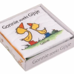 Gottmer Babyspeelgoed, Stoffen Boekje - Gonnie Zoekt Gijsje, 0+