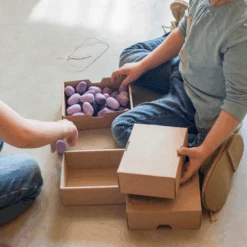 Grapat Grapat Grapat Houten Speelgoed - Loose Parts: Houten Eieren Paars, 36st. (Mandala Eggs) -Speelwereld Aanbiedingen Winkel grapat grapat grapat houten speelgoed loose parts 3