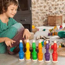 Grapat Grapat Houten Speelgoed - Houten Poppetjes Met Bakjes En Schijven, 6 Sets (Nins, Grounds And Coins) 6 Grapat Grapat Houten Speelgoed - Houten Poppetjes Met Bakjes En Schijven, 6 Sets (Nins, Grounds And Coins) -Speelwereld Aanbiedingen Winkel grapat grapat houten speelgoed houten poppetjes me 2