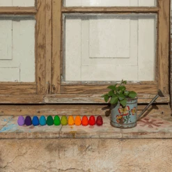 Grapat Grapat Loose Parts: Houten Eieren Gekleurd, 36 St. (Mandala Rainbow Eggs) -Speelwereld Aanbiedingen Winkel grapat grapat loose parts houten eieren gekleurd 3 2