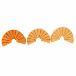 Grapat Grapat Loose Parts: Houten Kegels Oranje, 36st. (Mandala Orange Cone) -Speelwereld Aanbiedingen Winkel grapat grapat loose parts houten kegels oranje 36s 3