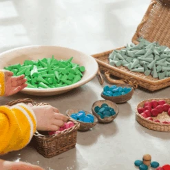 Grapat Houten Kegels Groen, 36st (Mandala Small Green Cones) -Speelwereld Aanbiedingen Winkel grapat houten kegels groen 36st mandala small gree 3