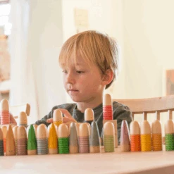 Grapat Houten Poppetjes 'Brots' Gekleurd, 18st. (Brots) -Speelwereld Aanbiedingen Winkel grapat houten poppetjes brots gekleurd 18st brots 4