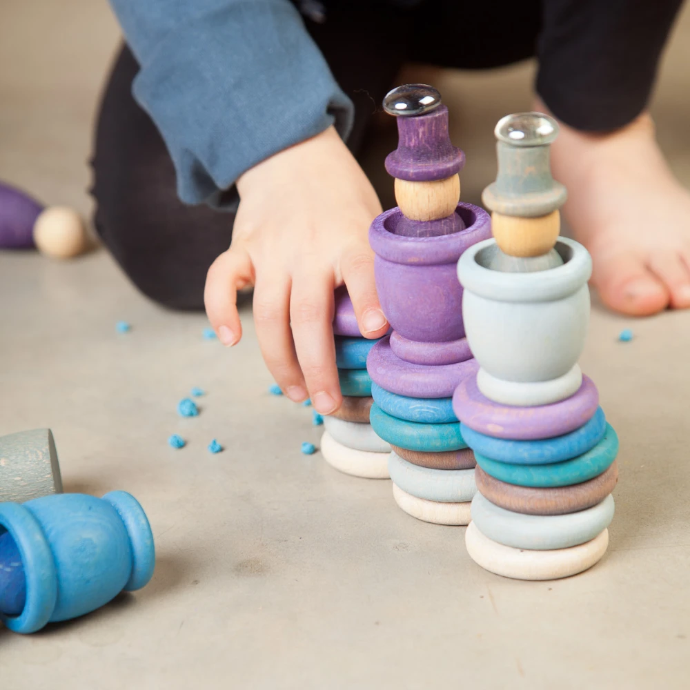 Grapat Houten Winter Poppetjes Met Ringen En Schijven (Nins Winter) 1 Grapat Houten Winter Poppetjes Met Ringen En Schijven (Nins Winter)