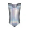 Great Pretenders Great Pretenders Verkleekleding - Bodysuit Zilver, 3-4 Jr (Size US 3-4)