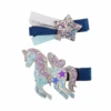 Great Pretenders Haaraccessoires - Haarspeldjes Boutique Navy Unicorn/Star, 2st.