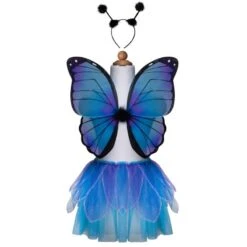 Great Pretenders Jurk Nachtvlinder Blauw - Maat US 4-6