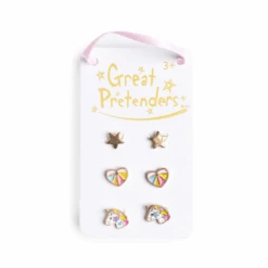 Great Pretenders Kindersieraden - Oorbellen Boutique Cheerful, 3 Sets