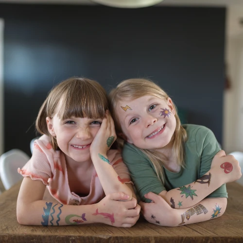 Great Pretenders Verkleden, Accessoires - Zeemeerminnen Tattoos 2 Great Pretenders Verkleden, Accessoires - Zeemeerminnen Tattoos - Afbeelding 2