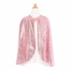 Great Pretenders Verkleedkleding - Precious Pink Sequins Cape (4-6 Jaar)