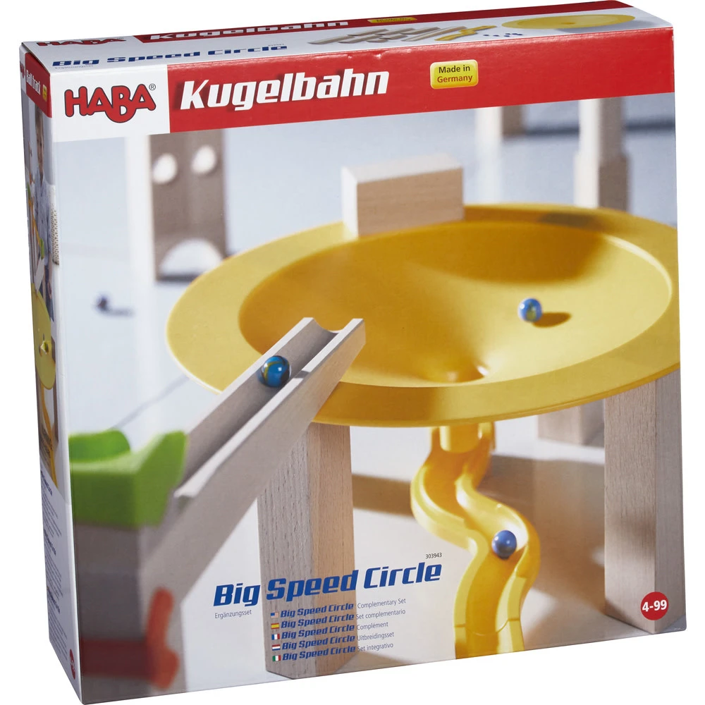 HABA HABA Knikkerbaan - Uitbreidingsset - Big Speed Circle 3 HABA HABA Knikkerbaan - Uitbreidingsset - Big Speed Circle - Afbeelding 3