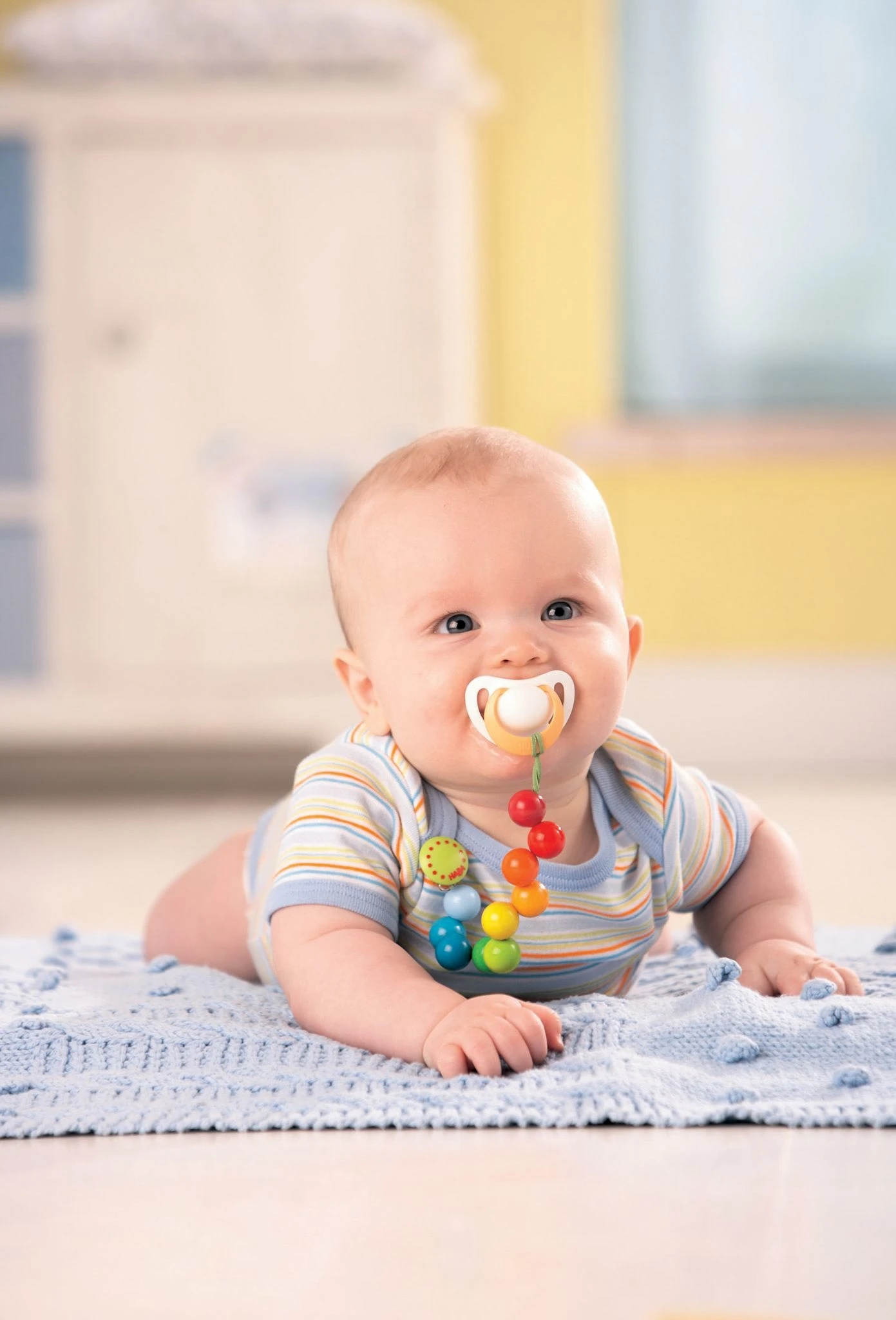 HABA HABA Speenketting Regenboogparels 2 HABA HABA Speenketting Regenboogparels - Afbeelding 2