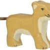 Holztiger Wildernis: leeuw klein, staand 6x2x7cm, hout