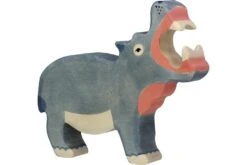 Holztiger Wildernis: nijlpaard 18x3x14cm, hout