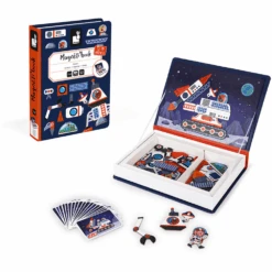 Janod Speelgoed Magneetboek - Heelal (Magnetibook) -Speelwereld Aanbiedingen Winkel janod speelgoed magneetboek heelal magnetibook 2