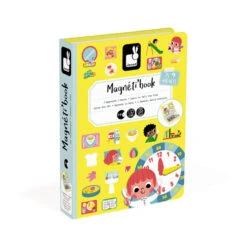 Janod Speelgoed, Magneetboek - Klok Kijken (Magnetibook)