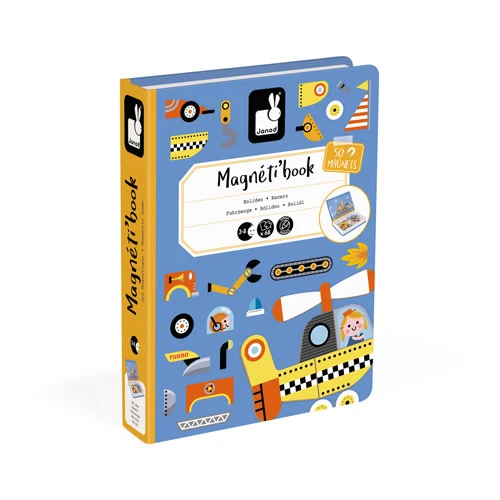 Janod Speelgoed, Magneetboek - Racers (Magnetibook) 1 Janod Speelgoed, Magneetboek - Racers (Magnetibook)