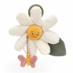 Jellycat Babyspeelgoed - Activiteitenknuffel Bloem Daisy (Fleury Daisy Activity Toy)