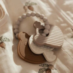 Jollein Babyspeelgoed - Siliconen Bijtring Teddy Bear -Speelwereld Aanbiedingen Winkel jollein babyspeelgoed siliconen bijtring teddy bea 2