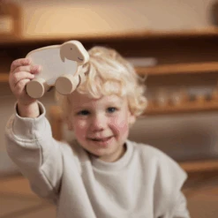 Jollein Houten Speelgoed - Houten Auto, Boerderij, Schaap -Speelwereld Aanbiedingen Winkel jollein houten speelgoed houten auto boerderij sch 3
