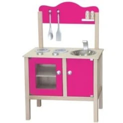 Keukentje Met Oven Roze