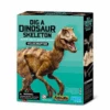 KidzLabs:  GRAAF-JE-DINOSAURUS-OP (Velociraptor), skeletbouwset in een blok Plaaster, doos 17x22x6cm, 8+