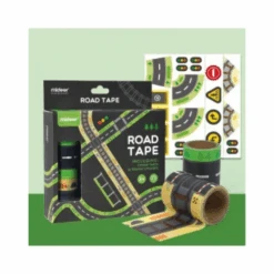 Knutselen, Stickers - Autoweg Sticker Tape, 2 Rollen, 3+