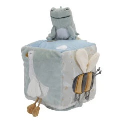 Little Dutch Babyspeelgoed - Zachte Activiteitenkubus Mint (Little Goose) -Speelwereld Aanbiedingen Winkel little dutch babyspeelgoed zachte activiteitenkubu 3