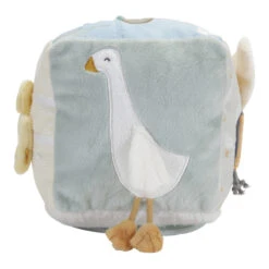 Little Dutch Babyspeelgoed - Zachte Activiteitenkubus Mint (Little Goose) -Speelwereld Aanbiedingen Winkel little dutch babyspeelgoed zachte activiteitenkubu 6