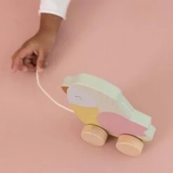 Little Dutch Houten Speelgoed - Houten Trekfiguur Vogel Flowers & Butterflies -Speelwereld Aanbiedingen Winkel little dutch houten speelgoed houten trekfiguur vo 2