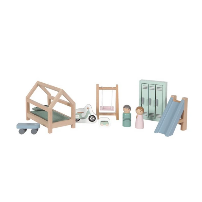 Little Dutch Poppenhuis Accessoires - Uitbreidingsset Kinderkamer 2 Little Dutch Poppenhuis Accessoires - Uitbreidingsset Kinderkamer - Afbeelding 2