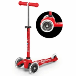 Microstep Mini Deluxe LED Rood