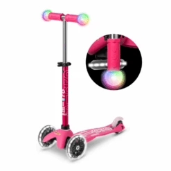 Microstep Mini Step - Magic Roze, Deluxe, LED, 2-6 -Speelwereld Aanbiedingen Winkel microstep mini step magic roze deluxe led 2 6 4