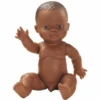 Paola Reina Poppen - Pop Gordi Jongen, Donker, Ongekleed, 34cm