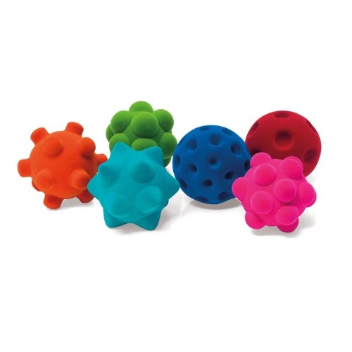 Rubbabu Standaard Ballen Assortiment (6) 2 Rubbabu Standaard Ballen Assortiment (6) - Afbeelding 2