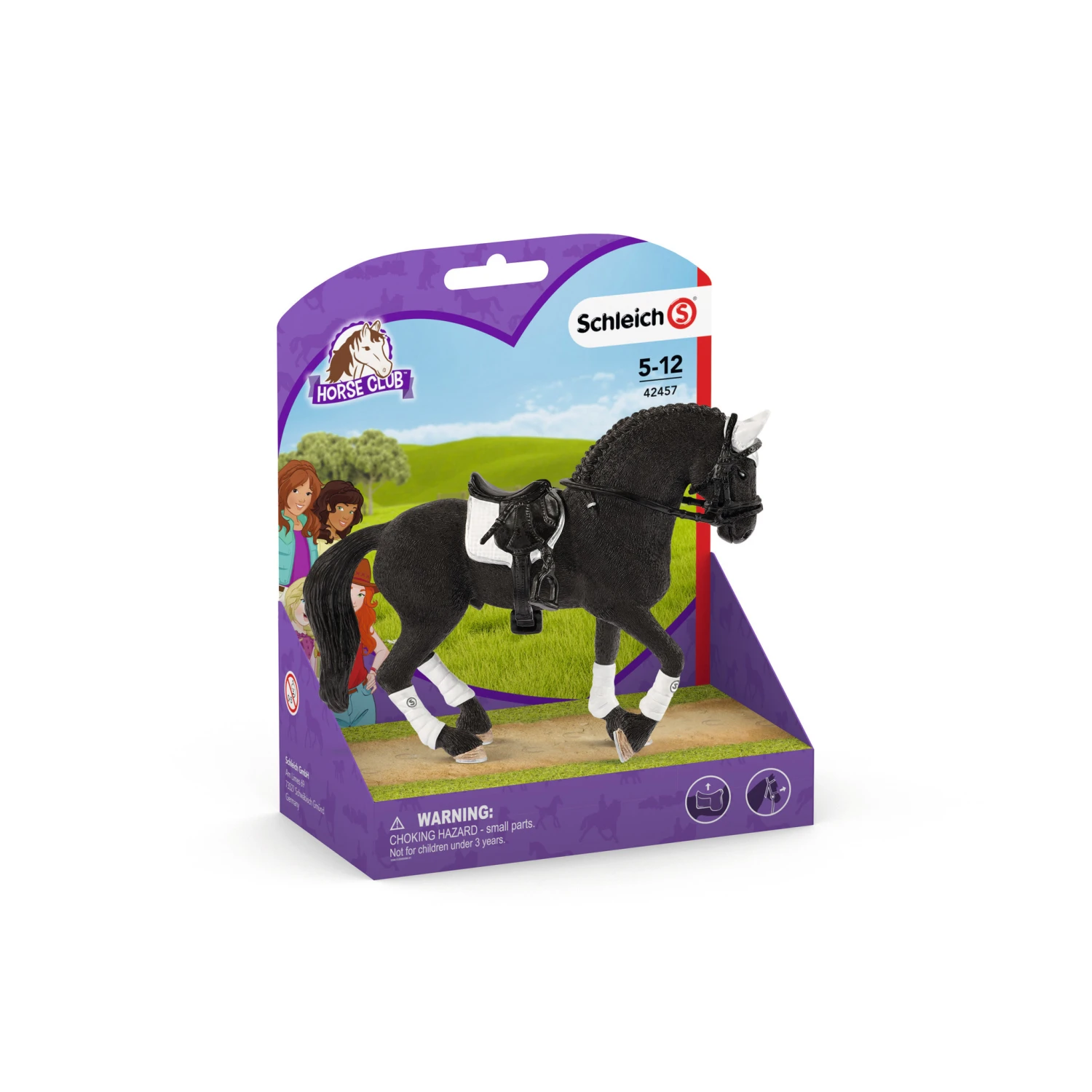 Schleich Friese Hengst Paardenwedstrijd 2 Schleich Friese Hengst Paardenwedstrijd - Afbeelding 2