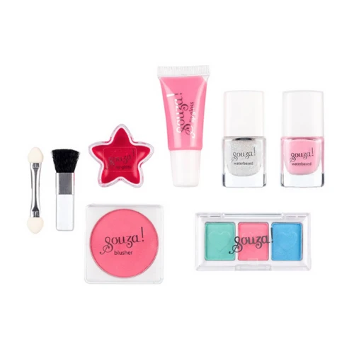 Souza! Kinder Make-up - Beauty Kasteel Incl. 9 Make-up Items 2 Souza! Kinder Make-up - Beauty Kasteel Incl. 9 Make-up Items - Afbeelding 2
