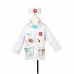 Souza! Verkleedkleding - Doktor Set (4-7 Jaar, 104-122 Cm)