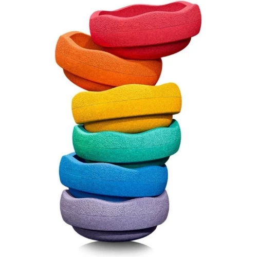 Stapelstein Stapelstenen Rainbow Set Van 6 1 Stapelstein Stapelstenen Rainbow Set Van 6