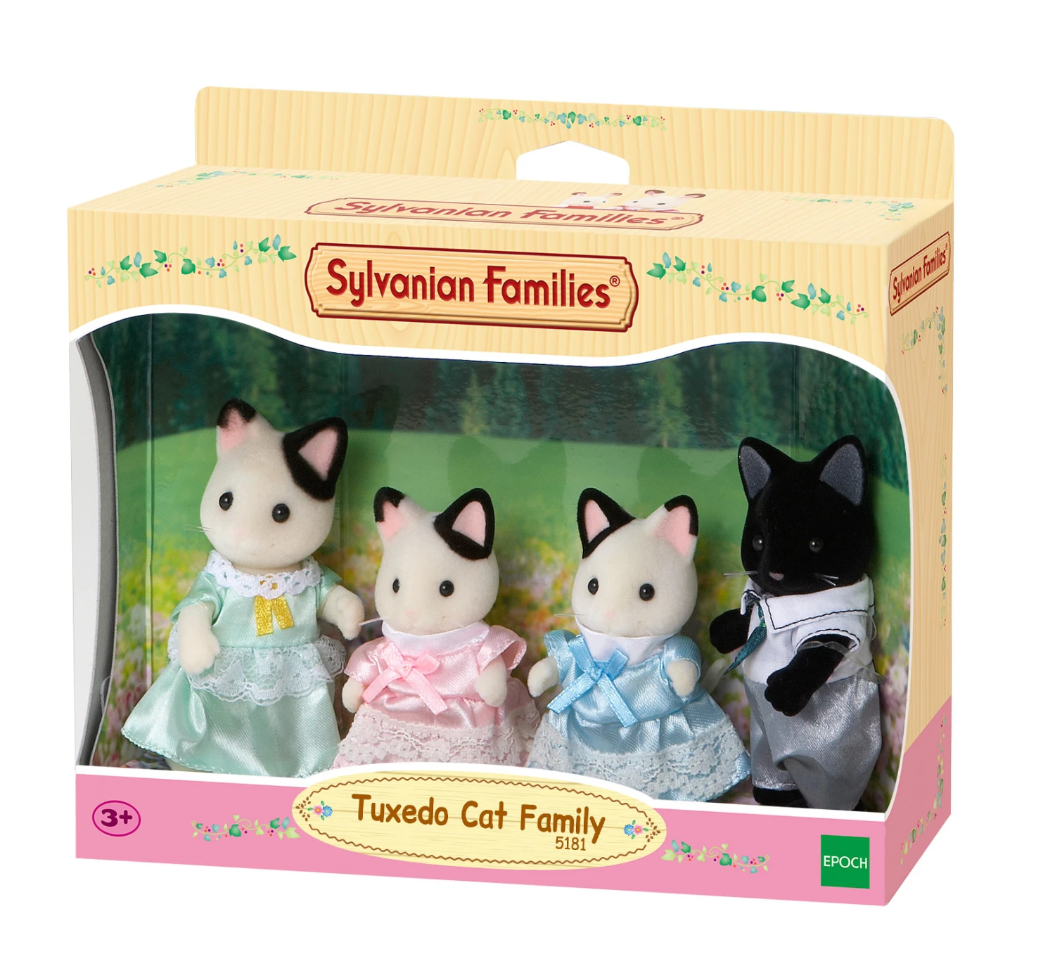 Sylvanian Families Sylvanian Families - Familie Tuxedo Kat 2 Sylvanian Families Sylvanian Families - Familie Tuxedo Kat - Afbeelding 2