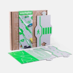 Way To Play Kartonnen Autobaan - Downtown 14-delig