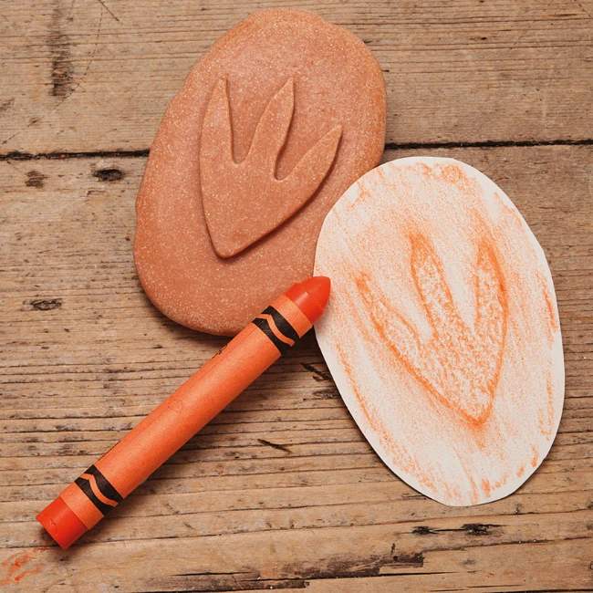 Yellow Door Sensomotorische Speelstenen - Pootafdrukken Dino's, Set Van 8 4 Yellow Door Sensomotorische Speelstenen - Pootafdrukken Dino's, Set Van 8 - Afbeelding 4